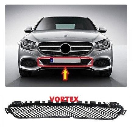 ÖN TAMPON ORTA IZGARA (AVANGARDE-DARKGRİ) W205 14-