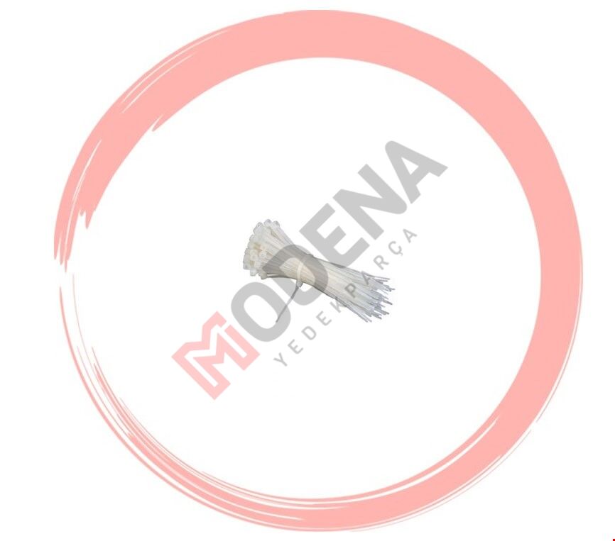 KABLO BAĞI BEYAZ 4,8mm x 200mm (100LÜ PAKET)