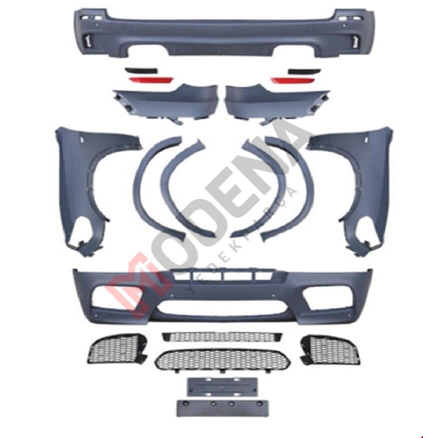 MX5 BODY KIT (ÖN-ARKA-ÇAMURLUK) X5 E70 2007-2010
