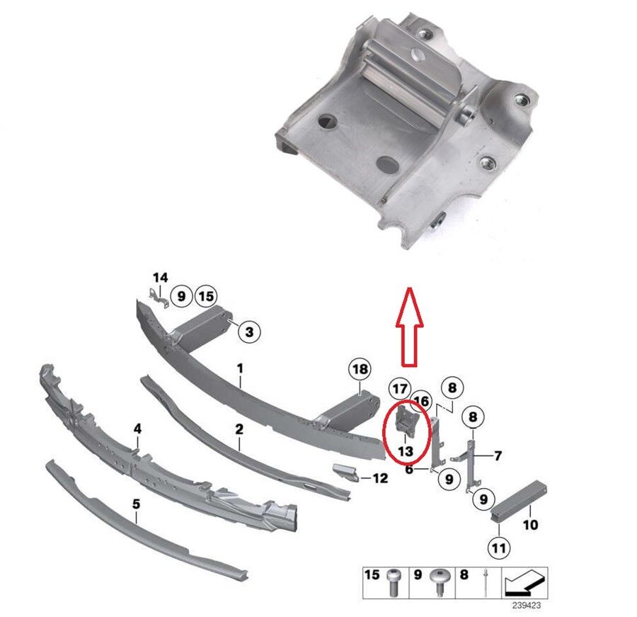 ÖN TAMPON PLAKASI SOL F10 2010-