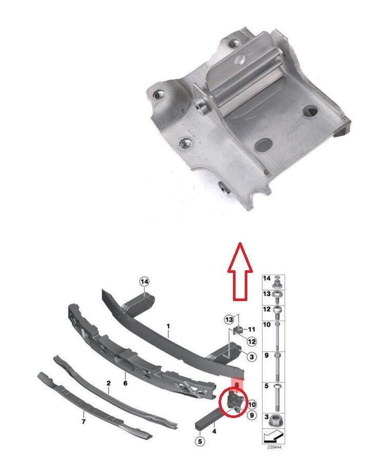 ÖN TAMPON PLAKASI SAĞ  F10 2010-