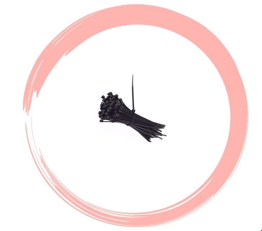 KABLO BAĞI SİYAH 3,6mm x 300mm (100LÜ PAKET)