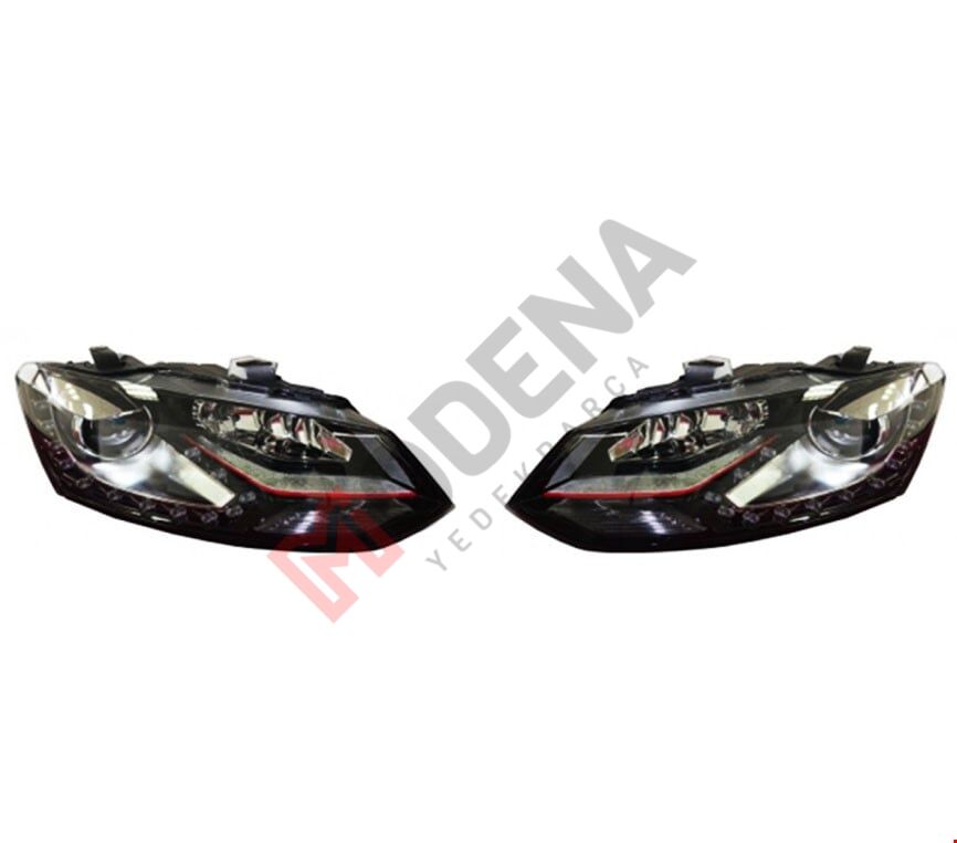 ÖN FAR SET (KIRMIZI ÇİZGİLİ) POLO GTI 2014-