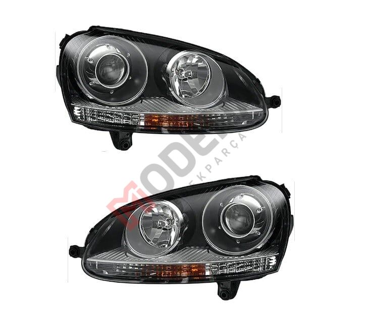 ÖN FAR (SİYAH MERCEKLİ SET) GOLF/JETTA GTI 2006-