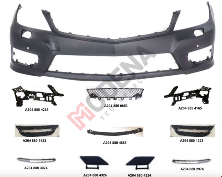 ÖN TAMPON AMG SET (PANJUR VE LED HARİÇ) W204 2011-