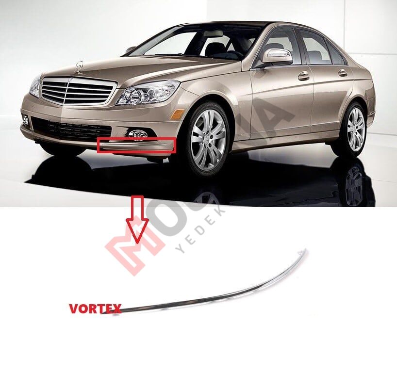 ÖN TAMPON NİKELAJI SOL W204 2007-