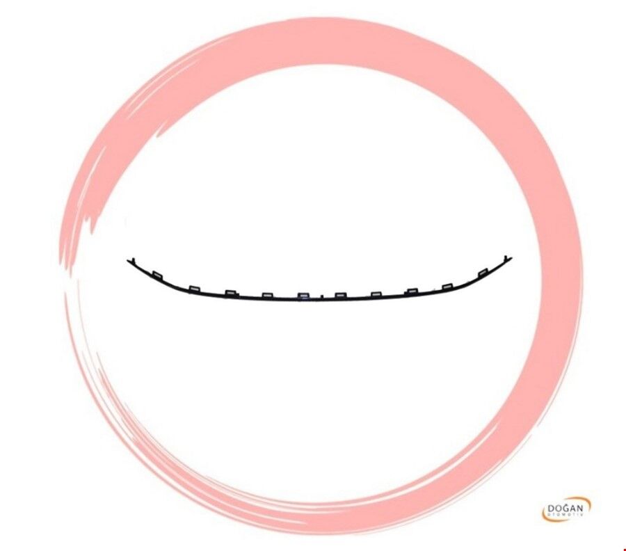 ÖN TAMPON PANJUR ALT ÇITASI SİYAH EGEA 2021-