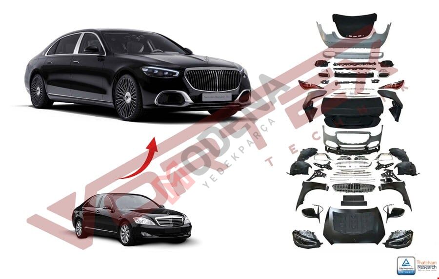 W221 2006- İÇİN W223 2022- MAYBACH DÖNÜŞÜM SETİ