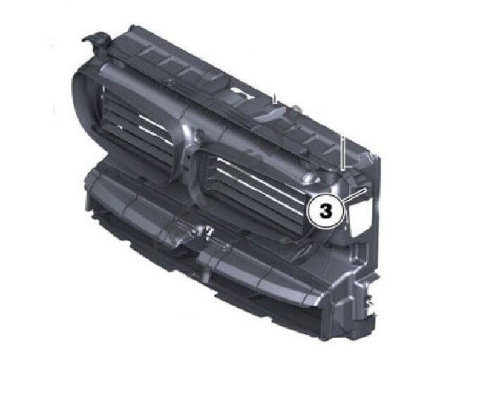 ÖN GÖZLÜK FAN PANELİ (MOTORSUZ) F10 2010-