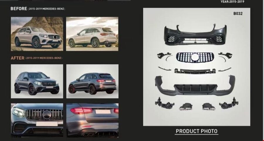 GLC63 AMG BODY KIT W253 2016-