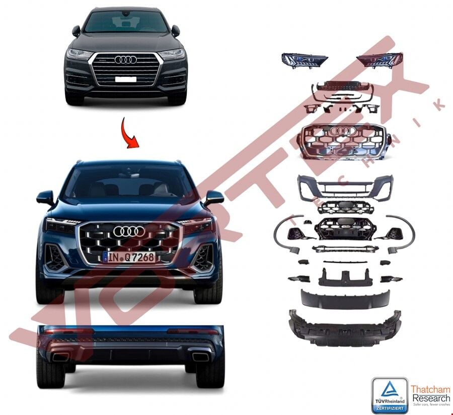 Q7 2016- İÇİN 2024- S LİNE DÖNÜŞÜM SETİ (FARLI)