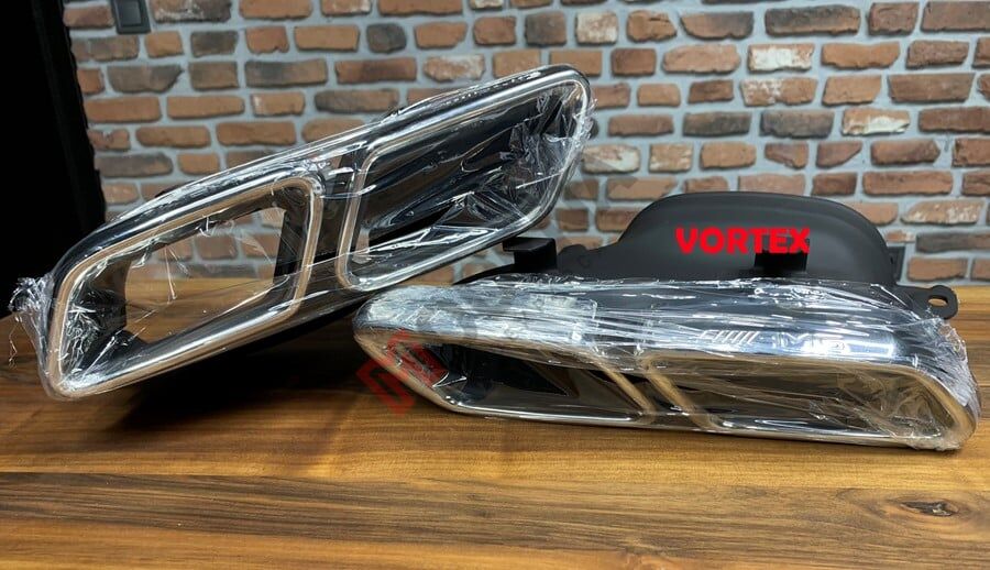 ARKA EGZOZ UCU SET (C63 GÜMÜŞ RENK) W205 2014-