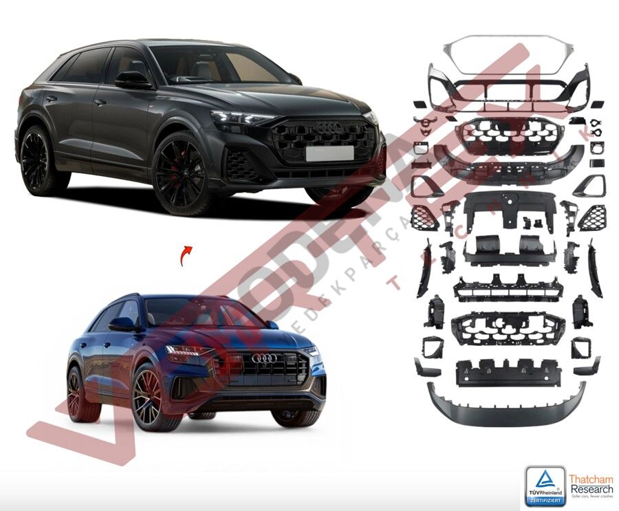 Q8 2019- İÇİN YENİ Q8 2024- ÖN TAMPON SET (S-LİNE)
