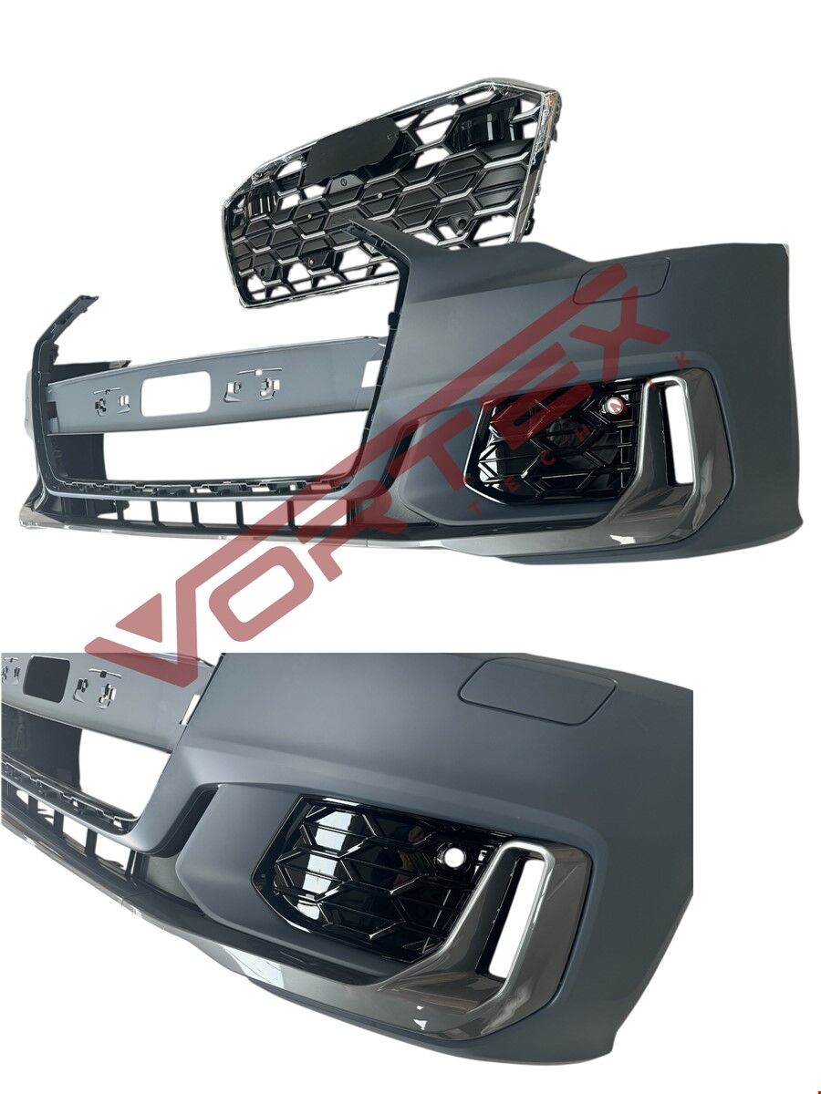 ÖN TAMPON SET S-LİNE (KROM) A6 2020-2024 DÖNÜŞÜM