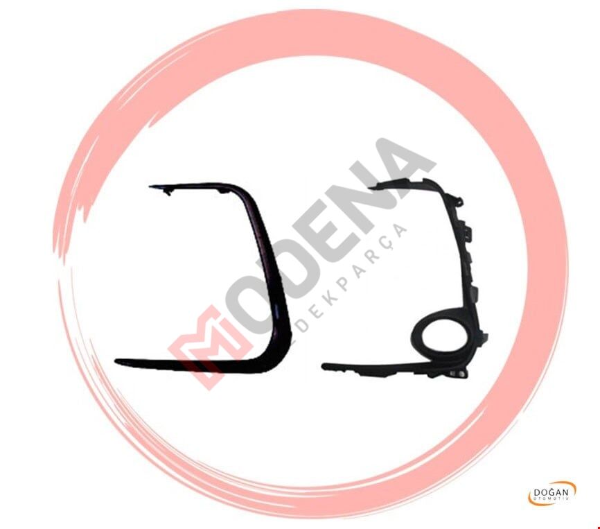 SİS FAR ÇERÇEVESİ SOL İÇ-DIŞ SİYAH COROLLA 2019-