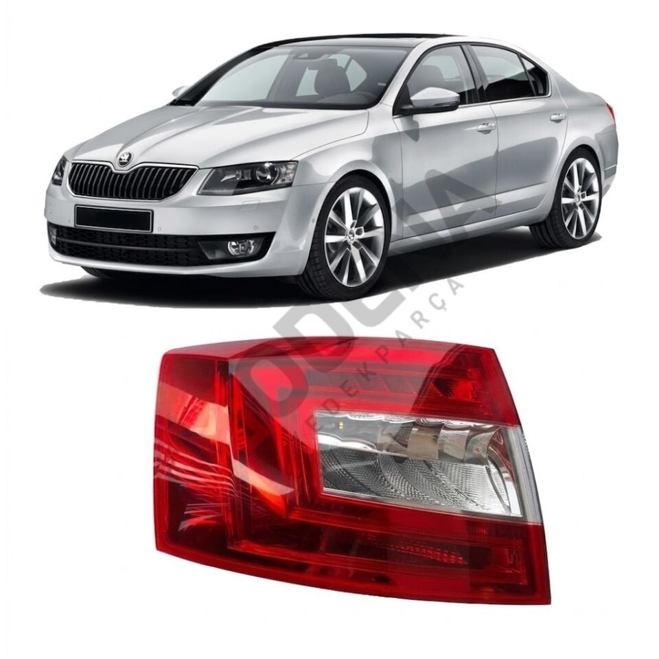 ARKA STOP LAMBASI SOL (LEDLİ) OCTAVİA 2013-