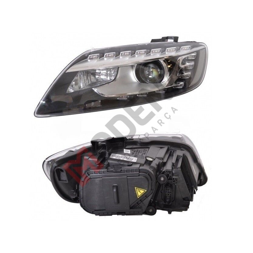 ÖN FAR XENON LEDLİ SOL (BEYİNLİ+AMPÜLLÜ) Q7 2011-